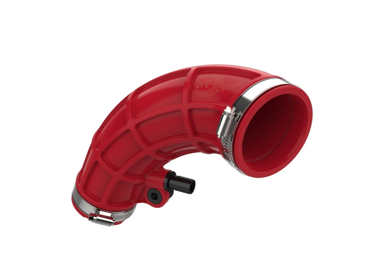aFe Power 22-24 Toyota Land Cruiser (J300) / 22-24 Toyota Tundra V6-3.4L (tt) Red Turbo Inlet Pipes - Bull Strap