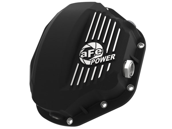 aFe Power Cover Diff Rear Machined COV Diff R Dodge Diesel Trucks 94-02 L6-5.9L (td) Machined - Bull Strap