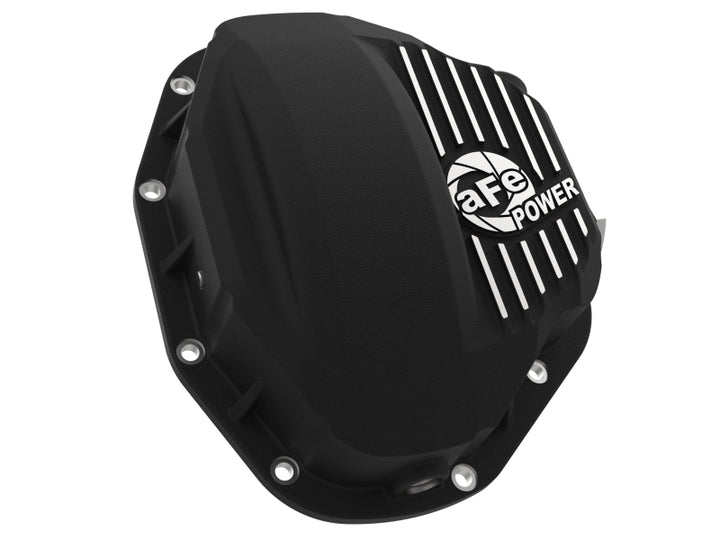 aFe Power Cover Diff Rear Machined COV Diff R Dodge Diesel Trucks 94-02 L6-5.9L (td) Machined - Bull Strap