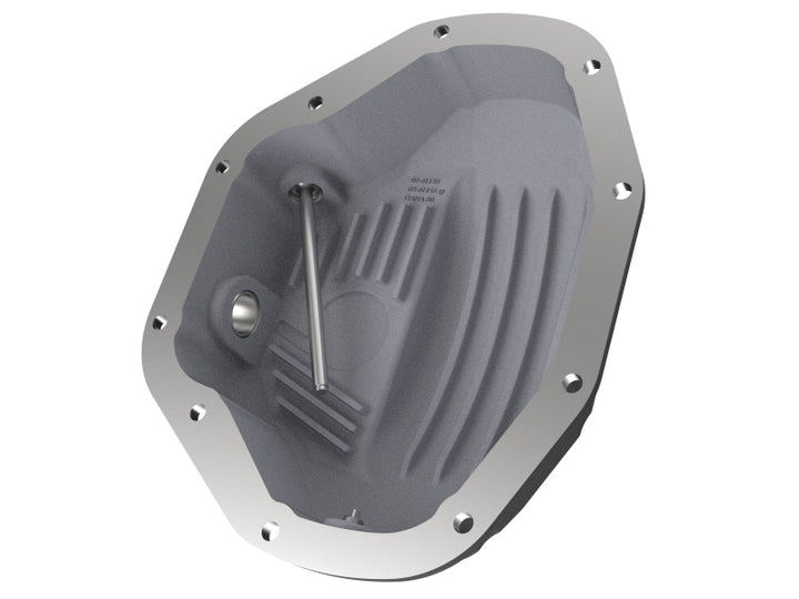 aFe Power Cover Diff Rear Machined COV Diff R Dodge Diesel Trucks 94-02 L6-5.9L (td) Machined - Bull Strap
