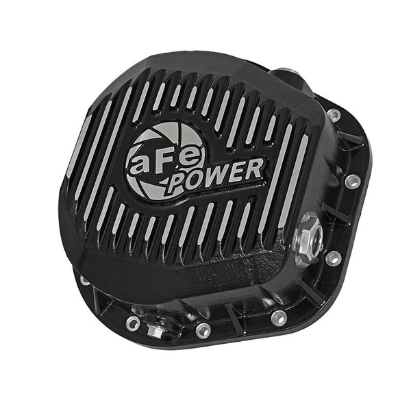 aFe Power Cover Diff Rear Machined COV Diff R Ford Diesel Trucks 86-11 V8-6.4/6.7L (td) Machined - Bull Strap