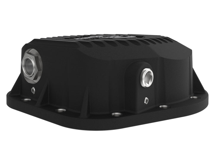 aFe Power Cover Diff Rear Machined COV Diff R Ford Diesel Trucks 86-11 V8-6.4/6.7L (td) Machined - Bull Strap