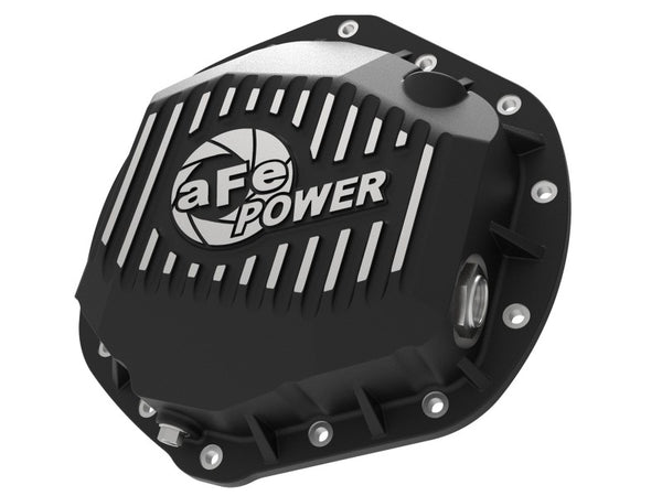 aFe Power Cover Diff Rear Machined GM Diesel Trucks 01-18 V8-6.6L / GM Gas Trucks 01-18 V8-8.1L/6.0L - Bull Strap