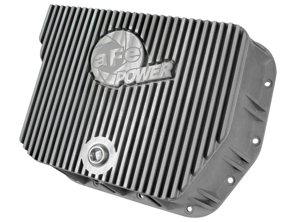 aFe Power Cover Trans Pan Machined Trans Pan 2006 Dodge RAM 5.9L Cummins - Bull Strap