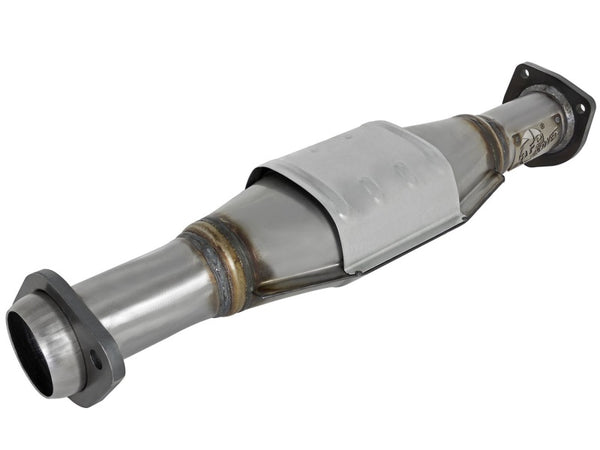 aFe Power Direct Fit Catalytic Converter Replacements Rear 00-03 Jeep Wrangler (TJ) I6-4.0L - Bull Strap