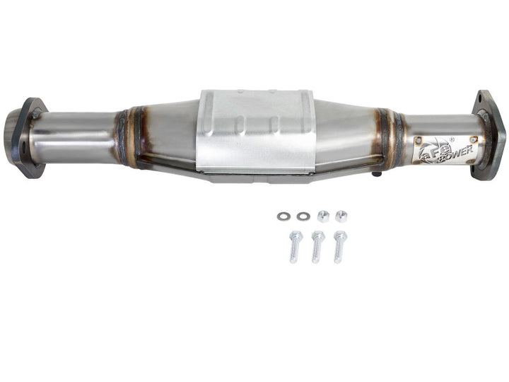 aFe Power Direct Fit Catalytic Converter Replacements Rear 00-03 Jeep Wrangler (TJ) I6-4.0L - Bull Strap