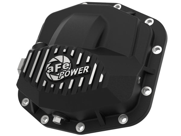 aFe Power Pro Series Front Differential Cover Black (Dana M210) 18-19 Jeep Wrangler JL 2.0L (t) - Bull Strap