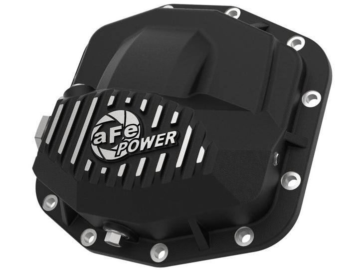 aFe Power Pro Series Front Differential Cover Black (Dana M210) 18-19 Jeep Wrangler JL 2.0L (t) - Bull Strap