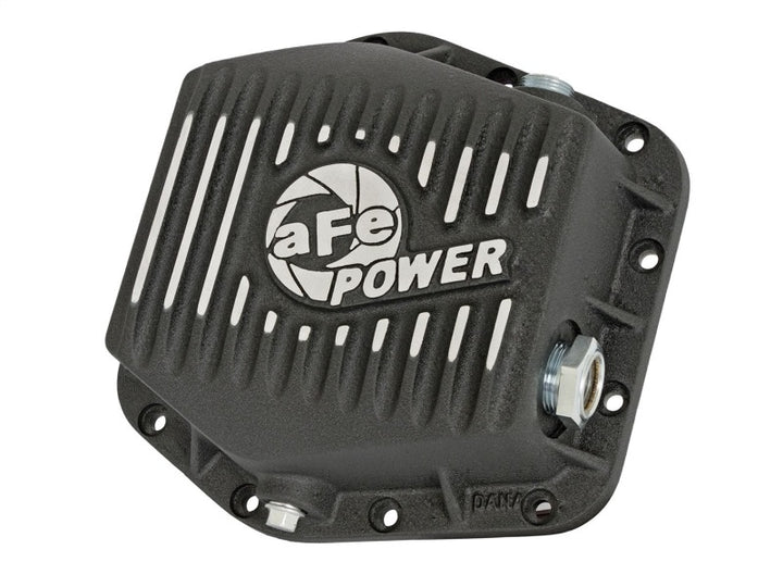 aFe Power Rear Differential Cover (Machined Black) 15-17 GM Colorado/Canyon 12 Bolt Axles - Bull Strap