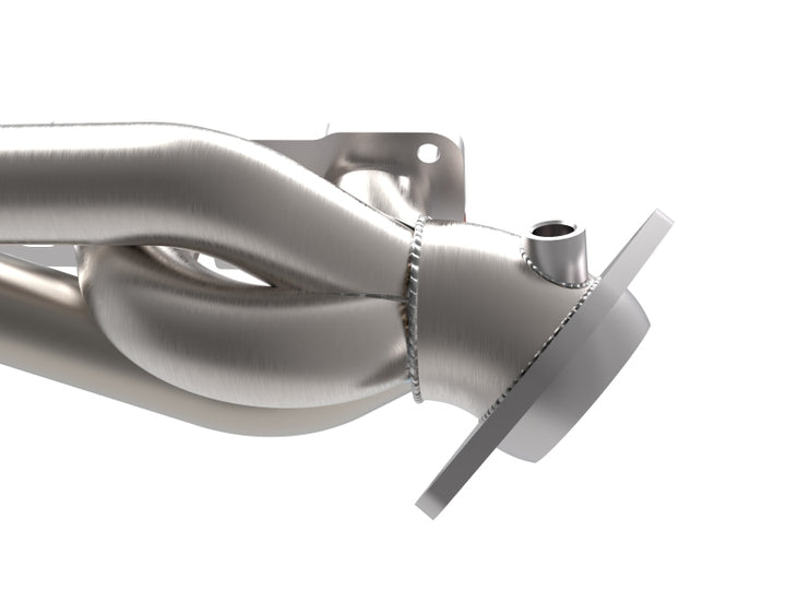aFe Power Twisted Steel 304SS Shorty Header 2021 Ram 1500 TRX V8-6.2L (uncoated) - Bull Strap