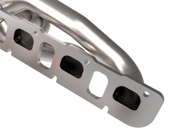 aFe Power Twisted Steel 304SS Shorty Header 2021 Ram 1500 TRX V8-6.2L (uncoated) - Bull Strap