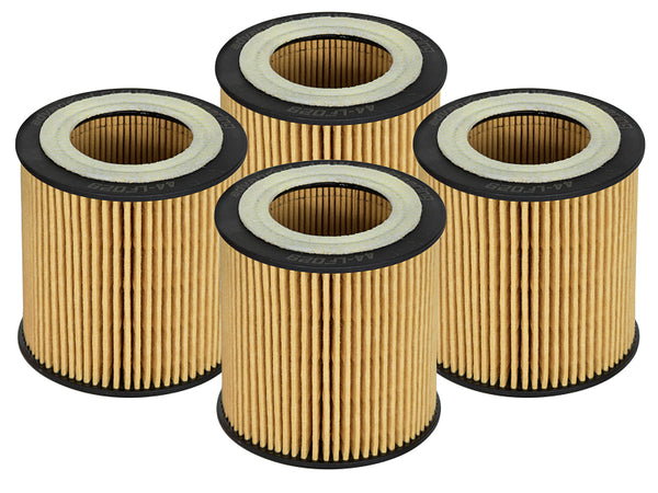 aFe Pro GUARD D2 Oil Filter 06-19 BMW Gas Cars L6-3.0T N54/55 - 4 Pack - Bull Strap