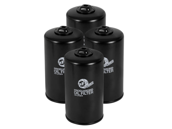 aFe Pro GUARD D2 Oil Filter 11-17 Ford Diesel Trucks V8 6.7L (td) (4 Pack) - Bull Strap