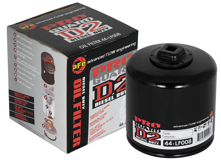 aFe Pro GUARD D2 Oil Filter 93-11 Ford Gas Trucks V8 4.6L/5.4L/5.8L (4 Pack) - Bull Strap