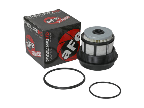 aFe ProGuard D2 Fluid Filters Fuel F/F FUEL Ford Diesel Trucks 98-03 V8-7.3L (td) - Bull Strap