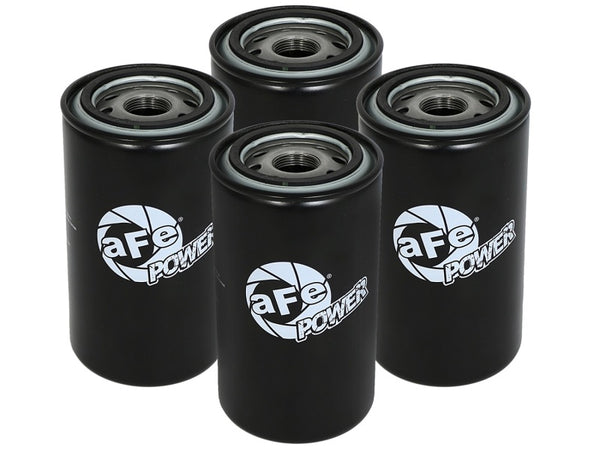 aFe ProGuard D2 Fluid Filters Oil F/F OIL 89-16 Dodge Diesel Trucks L6-5.9L/6.7L (td) (4 Pack) - Bull Strap