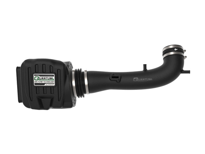 aFe Quantum Cold Air Intake System w/ Pro Dry S Media 14-19 GM Silverado / Sierra 1500 V8-5.3/6.2L - Bull Strap