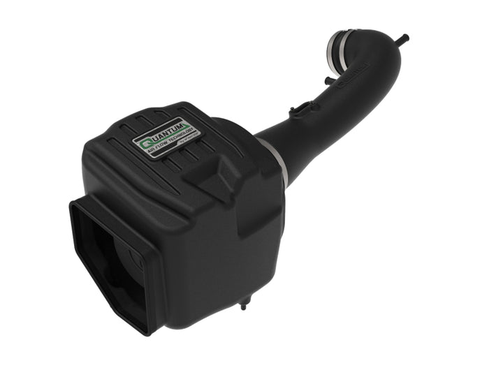 aFe Quantum Cold Air Intake System w/ Pro Dry S Media 14-19 GM Silverado / Sierra 1500 V8-5.3/6.2L - Bull Strap