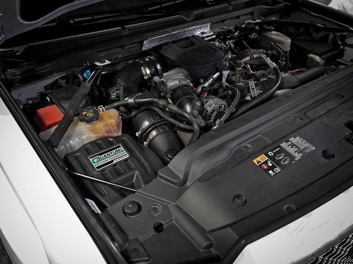 aFe Quantum Pro 5R Cold Air Intake System 11-16 GM/Chevy Duramax V8-6.6L LML - Oiled - Bull Strap
