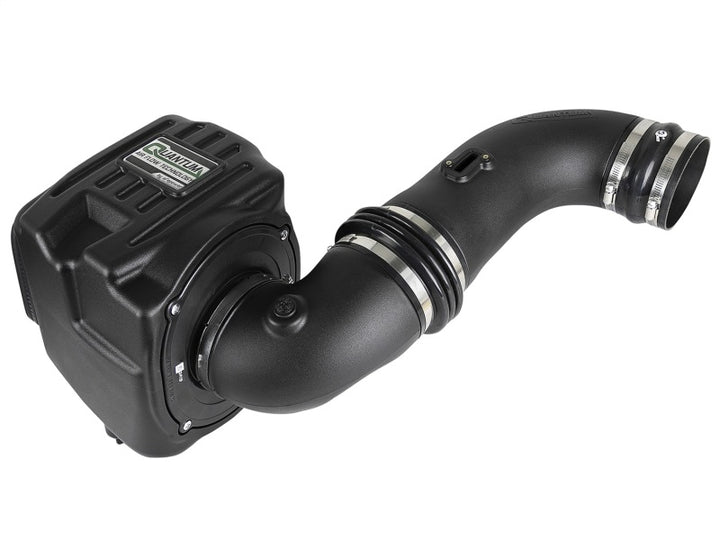aFe Quantum Pro DRY S Cold Air Intake System 08-10 GM/Chevy Duramax V8-6.6L LMM - Dry - Bull Strap