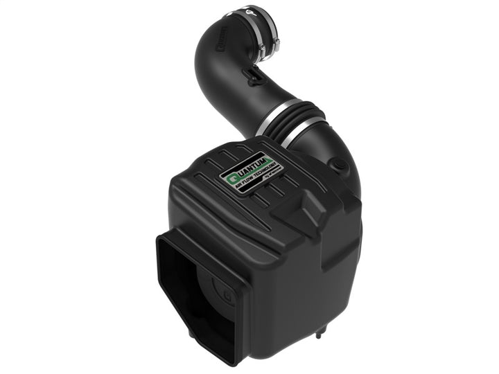 aFe Quantum Pro DRY S Cold Air Intake System 08-10 GM/Chevy Duramax V8-6.6L LMM - Dry - Bull Strap