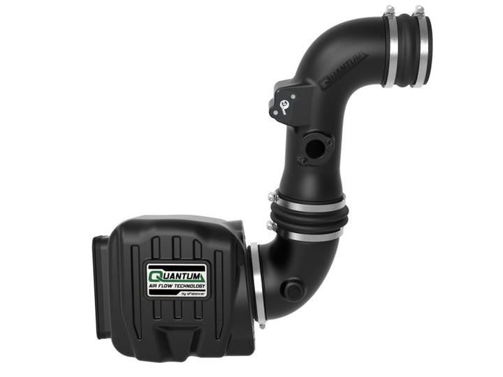 aFe Quantum Pro DRY S Cold Air Intake System 11-16 GM/Chevy Duramax V8-6.6L LML - Dry - Bull Strap
