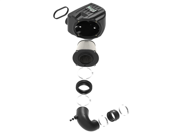 aFe Quantum Pro DRY S Cold Air Intake System 94-02 Dodge Cummins L6-5.9L - Dry - Bull Strap