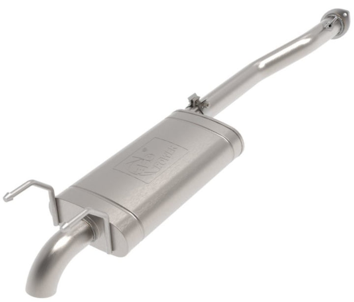 aFe ROCK BASHER 2.5in 409 SS Cat-Back Exhaust - 99-04 Toyota Tacoma L4-2.4L / V6-3.4L - Bull Strap