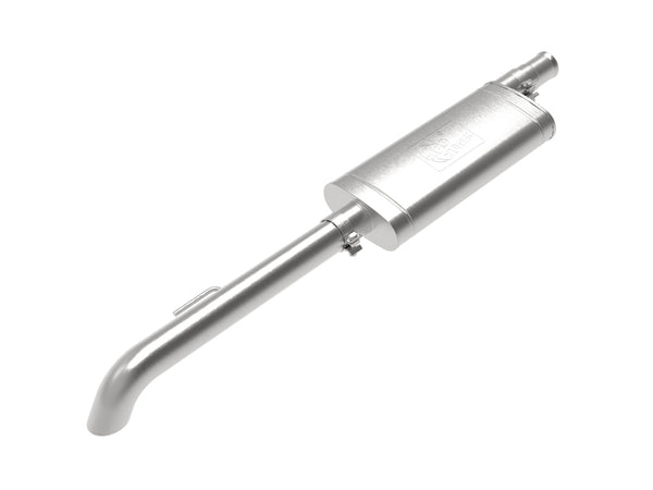 aFe ROCK Basher Exhaust Cat-Back 3in SS-409 2020 Jeep Gladiator (JT) V6-3.6L - Bull Strap