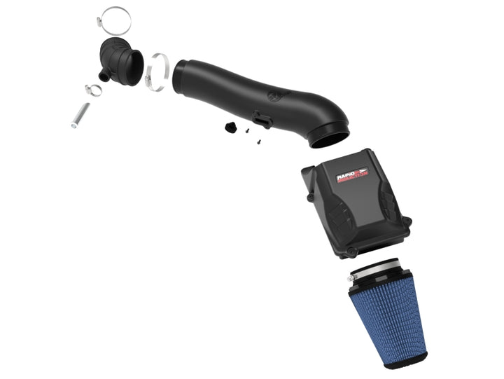 aFe Rapid Induction Cold Air Intake System w/Pro 5R Filter 20-21 Jeep Wrangler V6 3.0L - Bull Strap