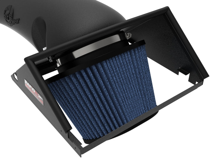 aFe Rapid Induction Cold Air Intake System w/Pro 5R Filter 2021+ Ford F-150 V8-5.0L - Bull Strap