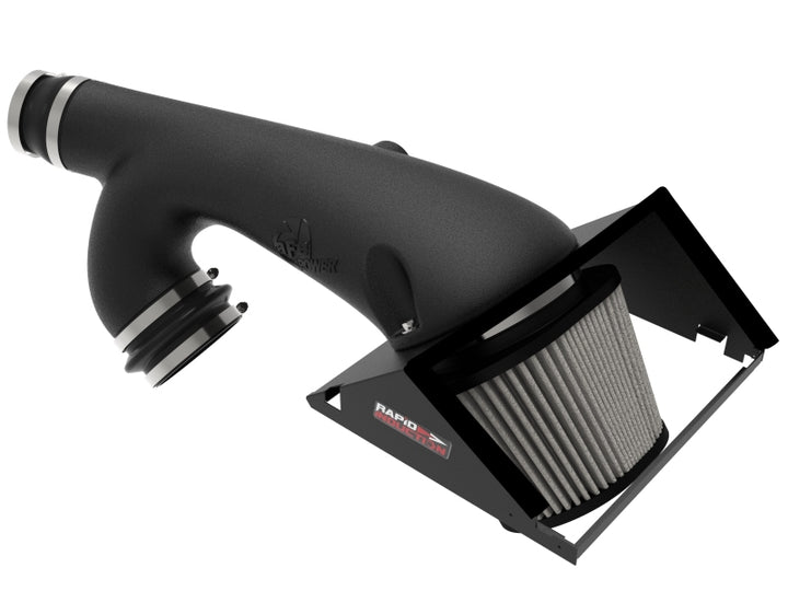 aFe Rapid Induction Cold Air Intake System w/Pro DRY S Filter 2021+ Ford F-150 V6-3.5L (tt) - Bull Strap