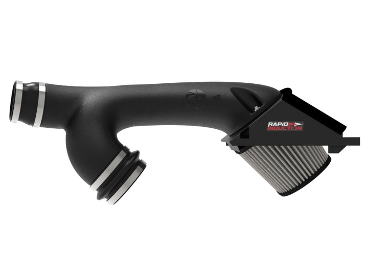 aFe Rapid Induction Cold Air Intake System w/Pro DRY S Filter 2021+ Ford F-150 V6-3.5L (tt) - Bull Strap
