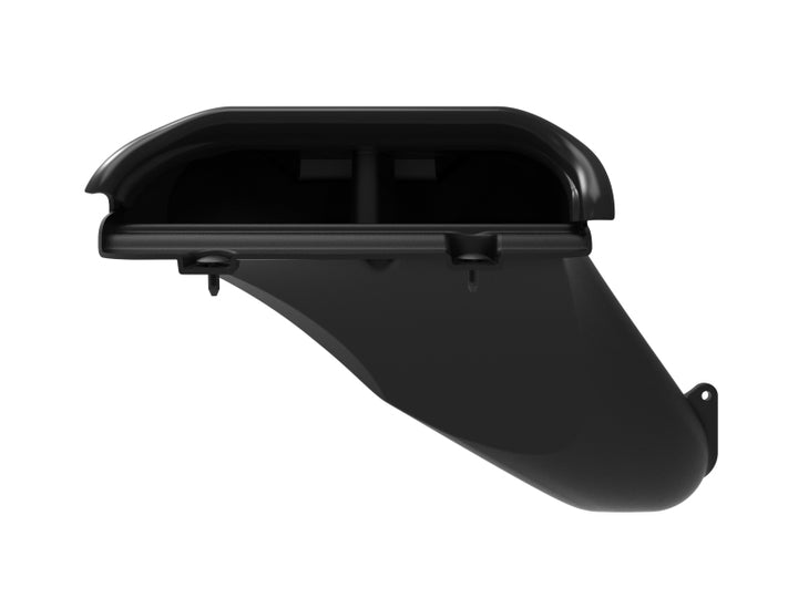 aFe Rapid Induction Dynamic Air Scoop 2021+ Ford F-150V6/V8 - Black - Bull Strap