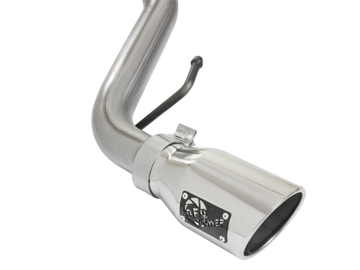aFe Scorpion 2-1/2in Alum Steel Cat-Back Exhaust w/ Polished Tips 07-17 Toyota FJ Cruiser V6 4.0L - Bull Strap
