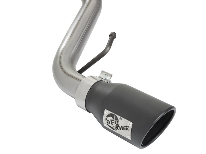 aFe Scorpion 2-1/2in Aluminized Steel Cat-Back Exhaust w/ Black Tips 07-17 Toyota FJ Cruiser V6 4.0L - Bull Strap
