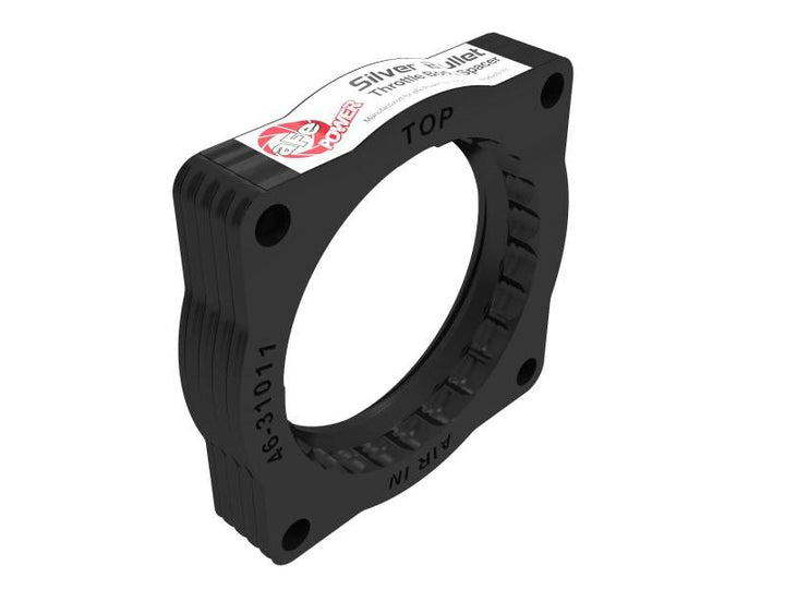 aFe Silver Bullet Throttle Body Spacer 07-13 BMW 328i (E90/E91/E92/E93) L6-3.0L N52 - Bull Strap