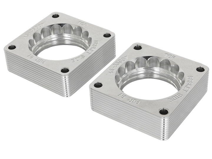 aFe Silver Bullet Throttle Body Spacer 09-18 Nissan 370Z V6-3.7L (VQ37VHR) - Bull Strap