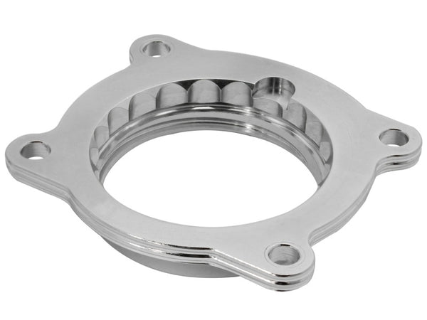 aFe Silver Bullet Throttle Body Spacer 10-14 Chevrolet Camaro V6 3.6L - Bull Strap
