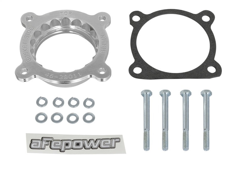 aFe Silver Bullet Throttle Body Spacer 10-18 Toyota FJ Cruiser V6 4.0L - Bull Strap