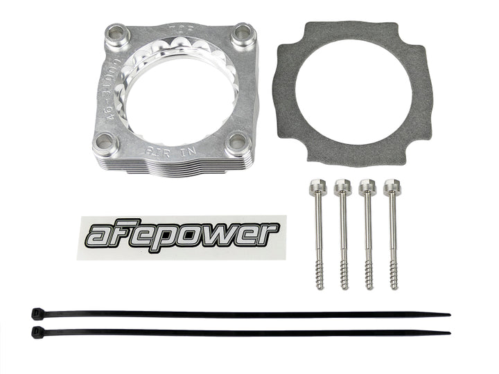 aFe Silver Bullet Throttle Body Spacer 12-15 BMW 328i (F30) L4-2.0L N20/N26 - Bull Strap