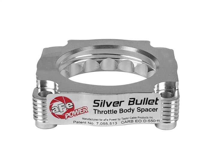 aFe Silver Bullet Throttle Body Spacer 12-15 BMW 328i (F30) L4-2.0L N20/N26 - Bull Strap