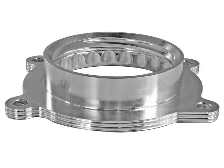 aFe Silver Bullet Throttle Body Spacer 14 Chevrolet Corvette V8 6.2L - Bull Strap