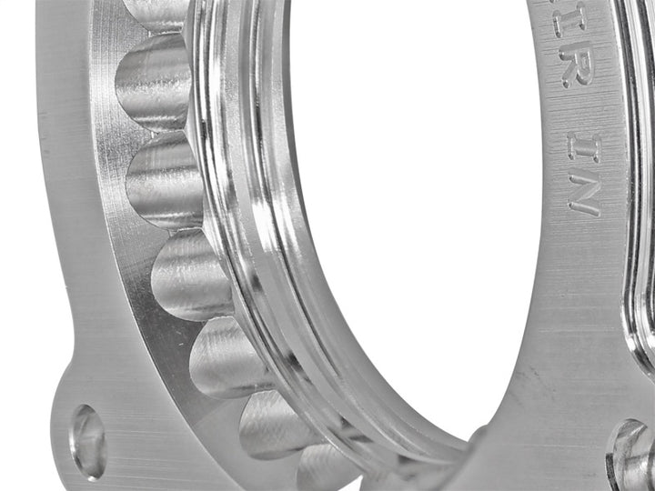aFe Silver Bullet Throttle Body Spacer 14 Chevrolet Corvette V8 6.2L - Bull Strap
