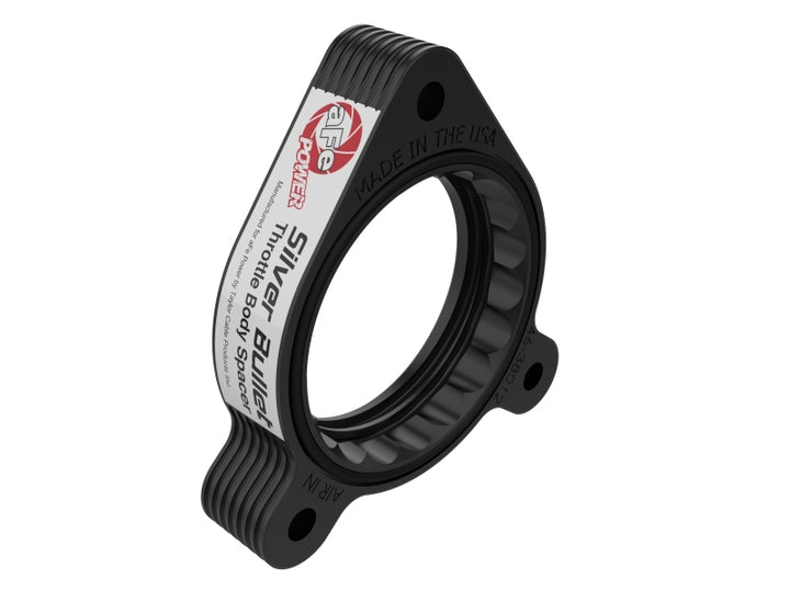 aFe Silver Bullet Throttle Body Spacer 19-21 Toyota Corolla L4 2.0L - Black - Bull Strap