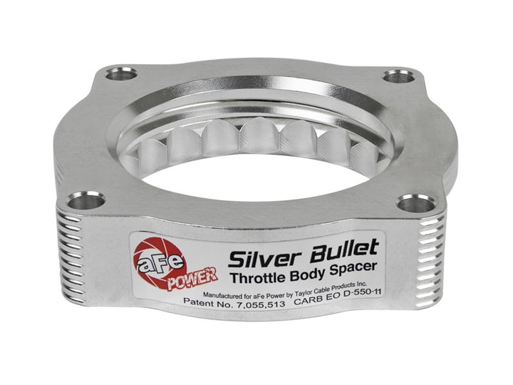 aFe Silver Bullet Throttle Body Spacer N62 Only BMW (E53) 04-09 5series (E60) 04-09 6series (E63/64) - Bull Strap