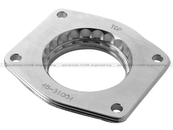 aFe Silver Bullet Throttle Body Spacers BMW M3 (E36) 92-99 L6 3.0/3.2L *96-99 3.2L - 50 State Legal* - Bull Strap