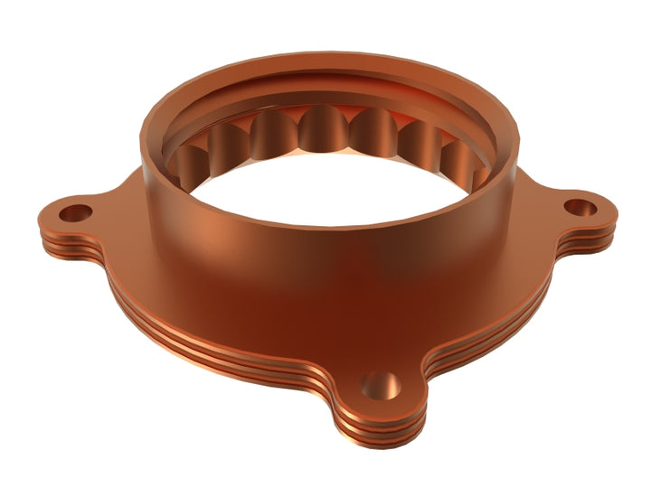 aFe Silver Bullet Throttle Body Spacers TBS 22-23 Toyota GR86 H4-2.4L - Orange - Bull Strap