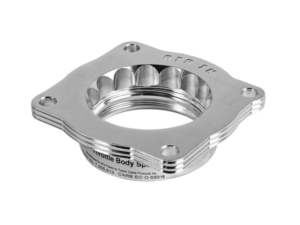 aFe Silver Bullet Throttle Body Spacers TBS BMW 325i (E46) 01-06 L6-2.5L - Bull Strap