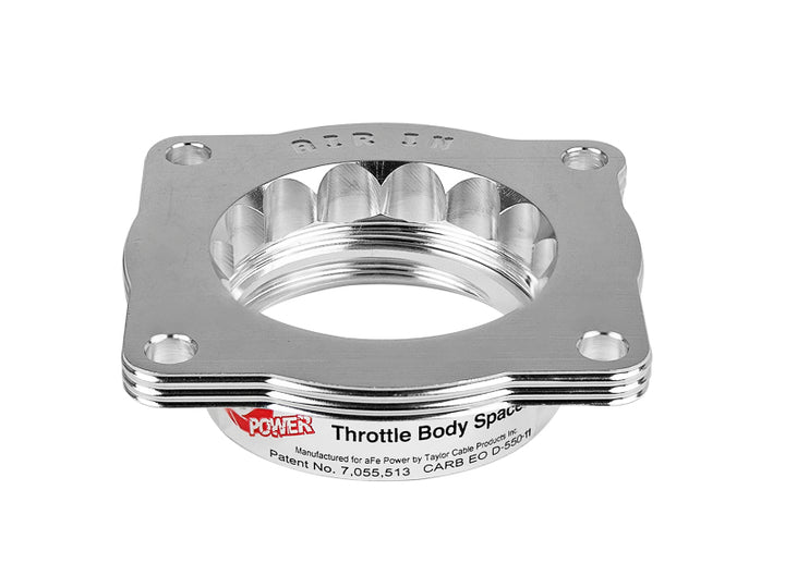 aFe Silver Bullet Throttle Body Spacers TBS BMW 325i (E46) 01-06 L6-2.5L - Bull Strap
